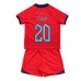 Cheap England Phil Foden #20 Away Football Kit Children World Cup 2022 Short Sleeve (+ pants)